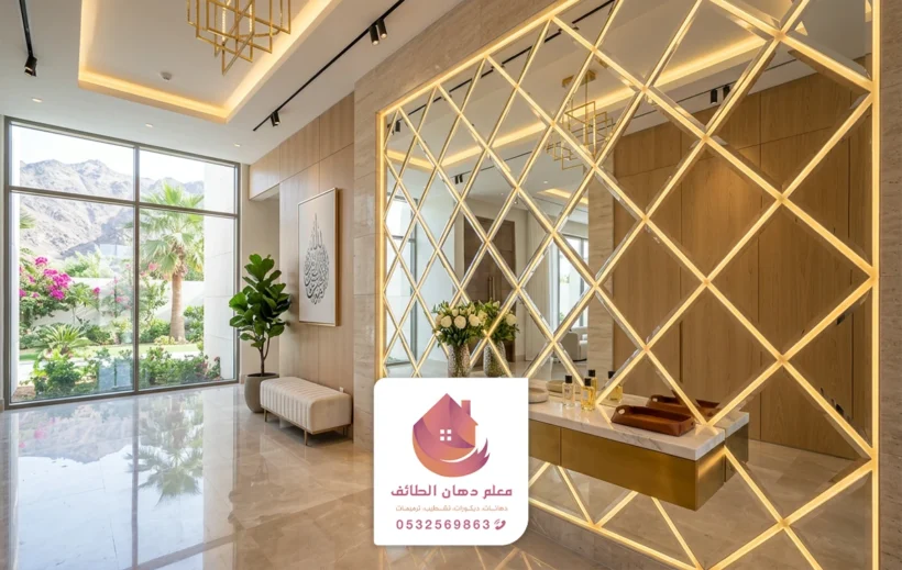 ديكور مرايا جدارية الطائف